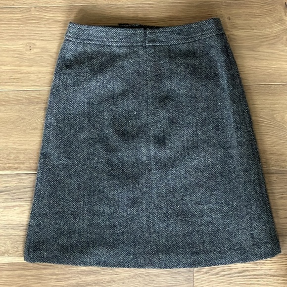Paul & Joe dark brown tweed skirt - size 38 - Picture 6 of 8